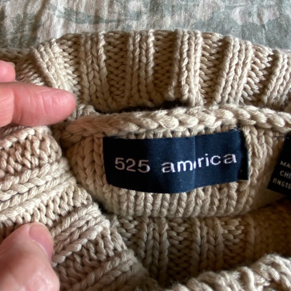 525 America Cotton Fisherman Turtleneck Sweater - Picture 11 of 13